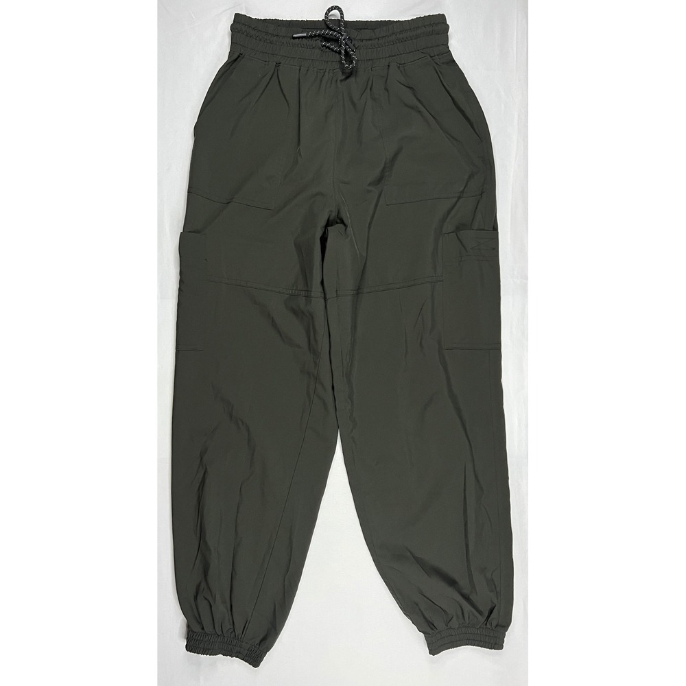 Old Navy StretchTech Cargo Joggers Dark Olive Green Quick Dry Pants Womens XS